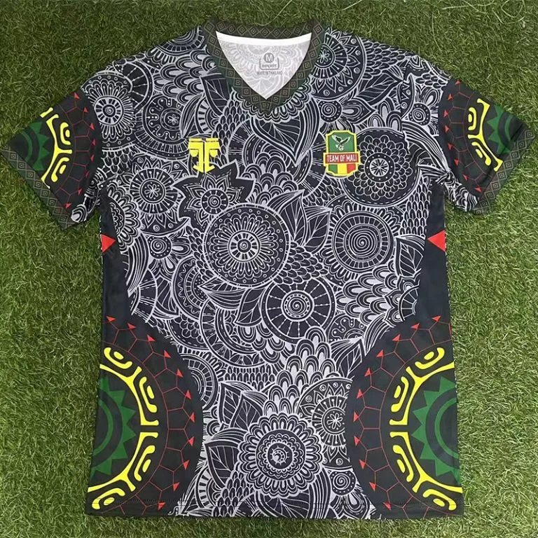 25-26 Mali - Camiseta Versión Hincha - Negro