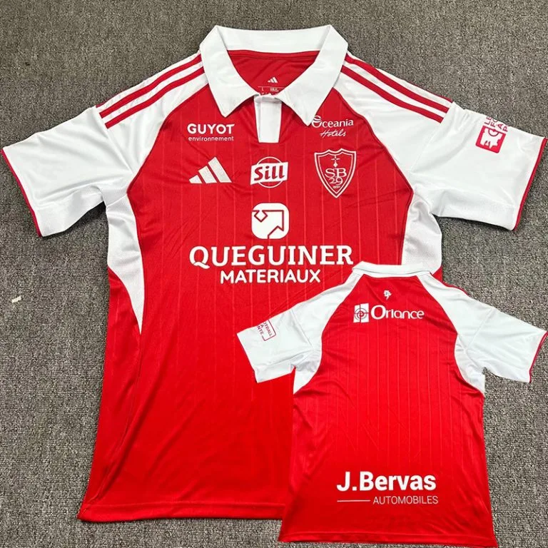 25-26 Stade Brestois - Camiseta Versión Hincha - Titular