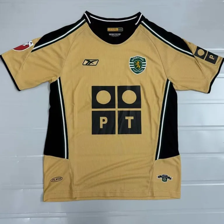 2003-2004 Sporting Lisbon - Camiseta RETRO - Suplente