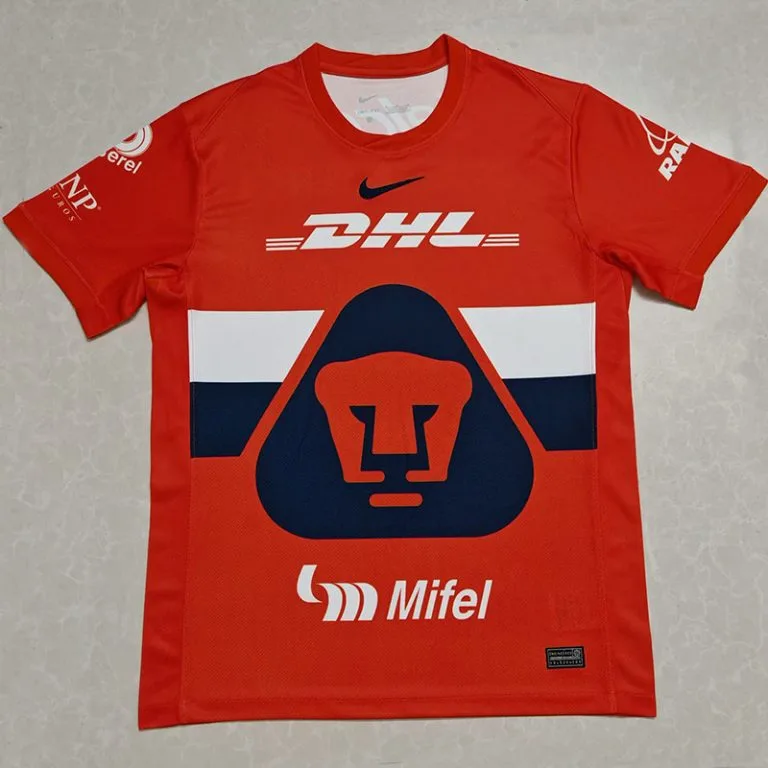 25-26 Pumas UNAM - Camiseta de Arquero - Naranja y Rojo