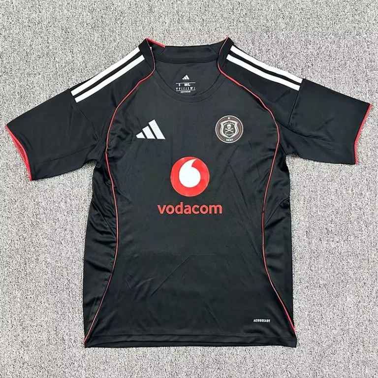 25-26 Orlando Pirates - Camiseta Versión Hincha - Titular
