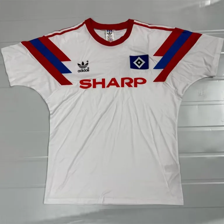 1990-1991 Hamburg SV - Camiseta RETRO - Titular