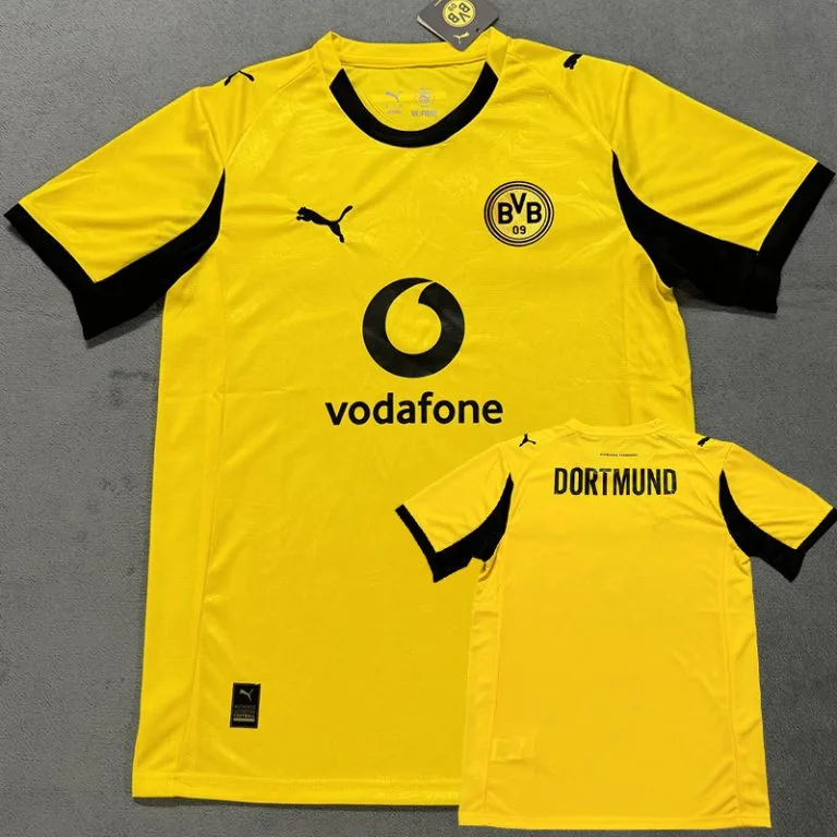 25-26 Dortmund - Camiseta Versión Hincha - Titular - Partido de Copa