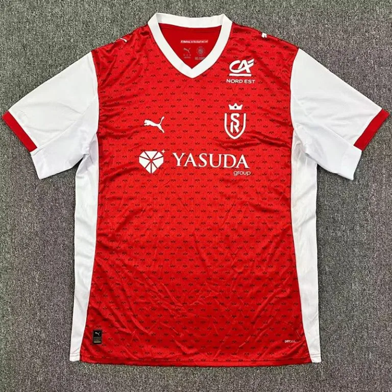 25-26 Stade Reims - Camiseta Versión Hincha - Titular