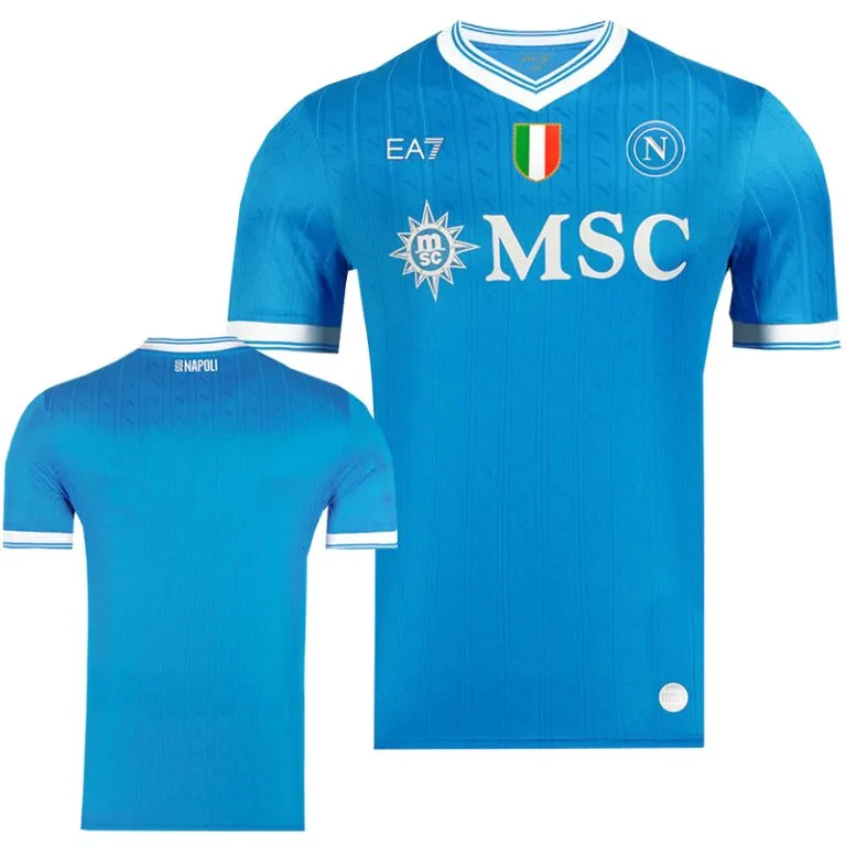 25-26 Napoli - Camiseta Versión Hincha - Titular - UEFA CL