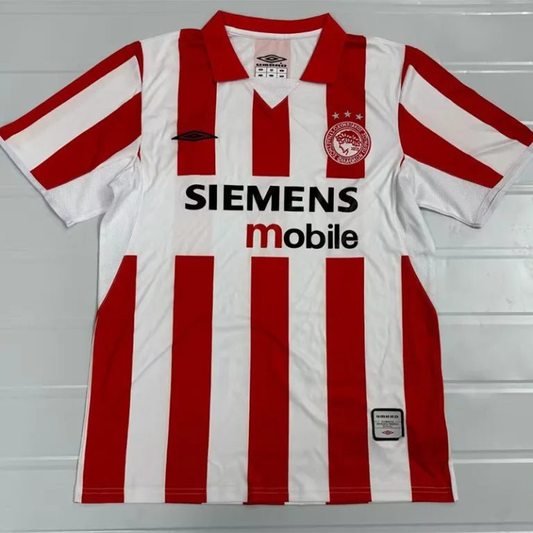 2004-2005 Olympiacos - Camiseta RETRO - Titular