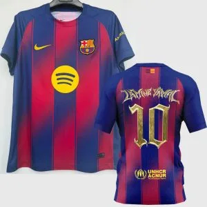 25-26 BAR - Camiseta Versión Hincha - Titular - Lamine - Yamal - Kopa - Trofeo