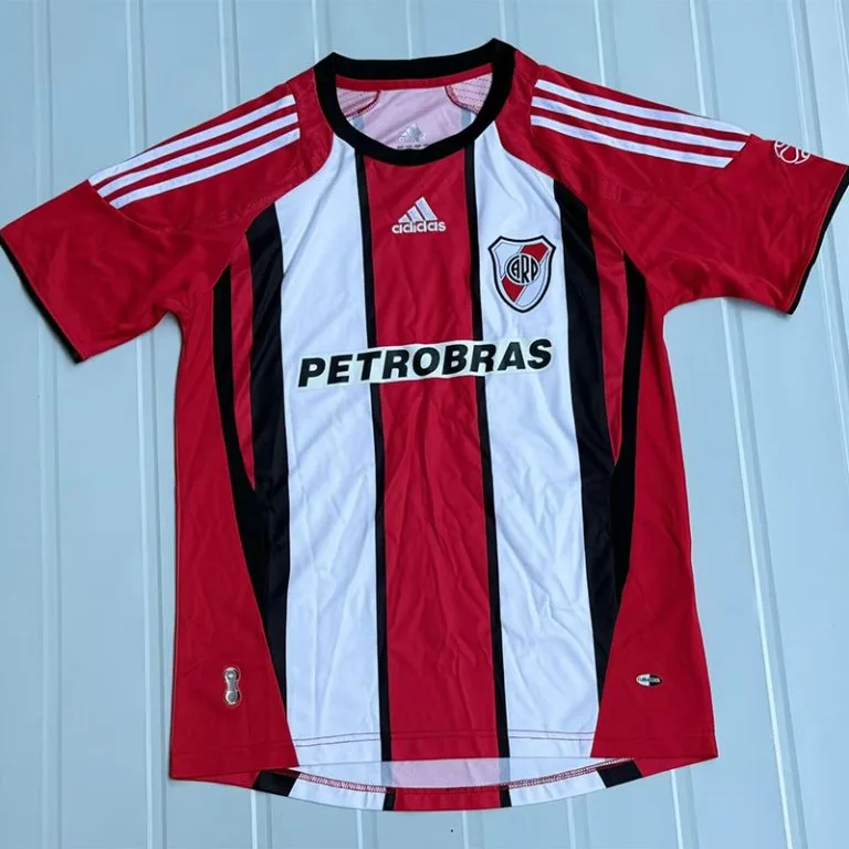 2007-2008 River Plate - Camiseta RETRO - Suplente