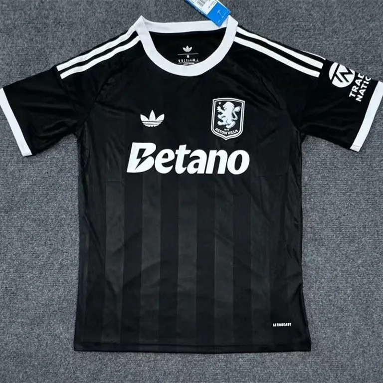 25-26 Aston Villa - Camiseta de Arquero - Negro