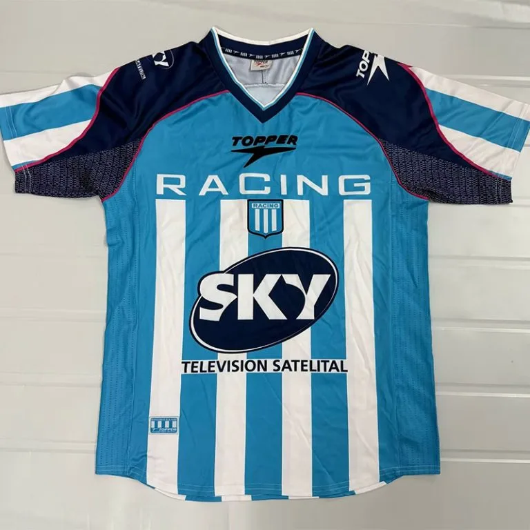 2001-2002 Racing Club - Camiseta RETRO - Titular
