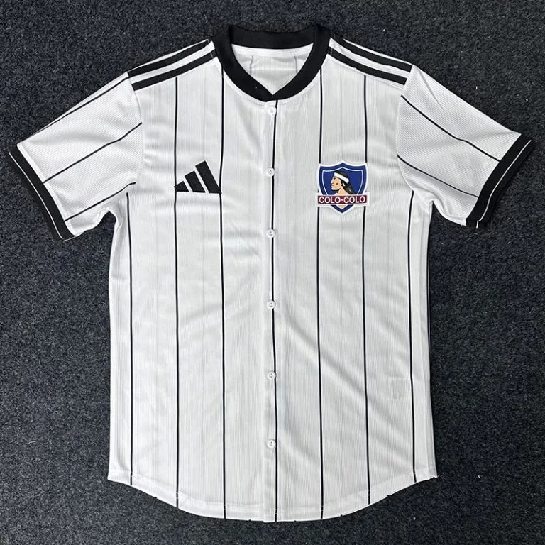 25-26 Colo-Colo - Camiseta de Béisbol - Blanco - Edición Casual