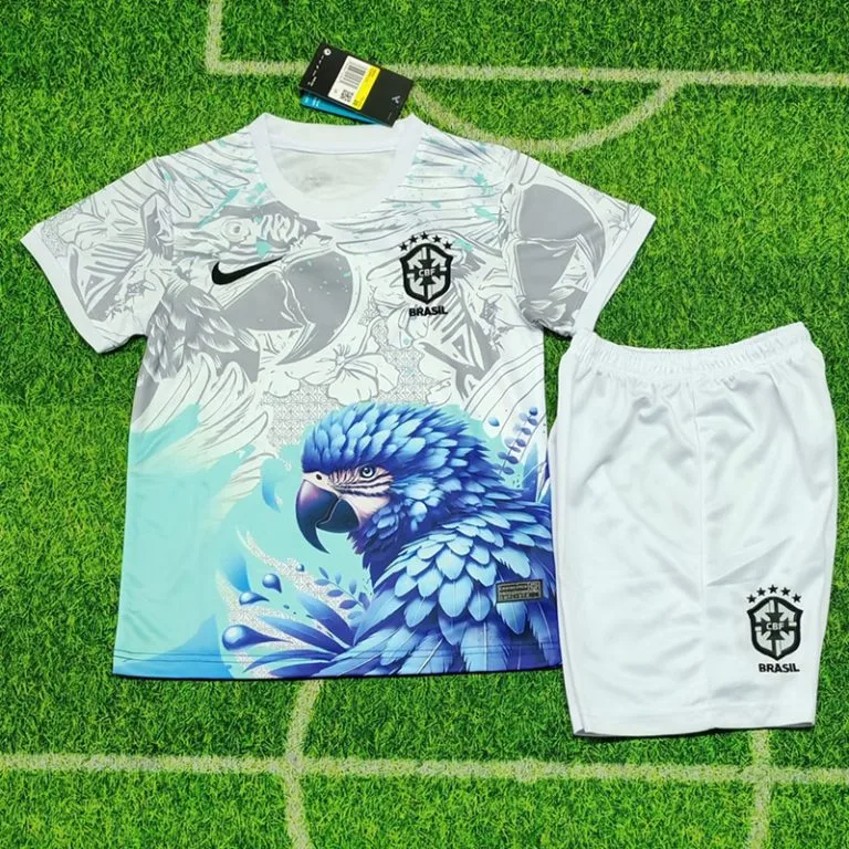 25-26 Brasil - Camiseta Infantil - Blanco - Edición especial
