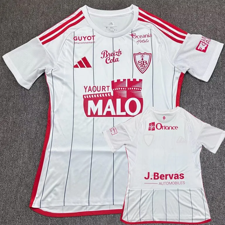 25-26 Stade Brestois - Camiseta Versión Hincha - Suplente