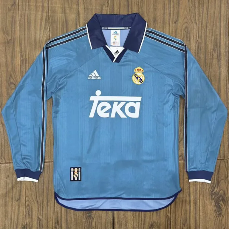 1999-2000 RMA - Camiseta RETRO - Tercera - Manga larga