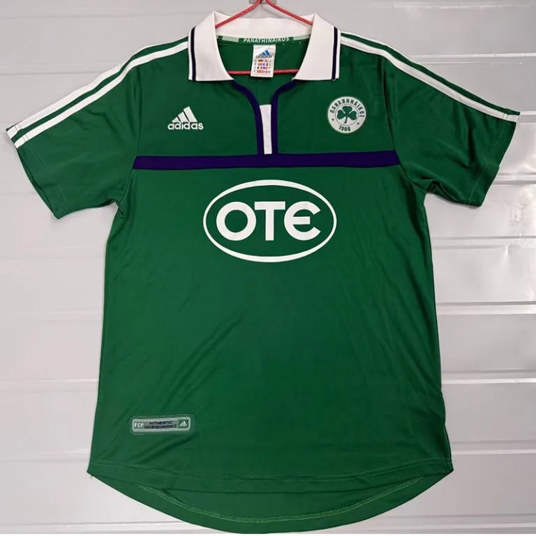 2000-2001 Panathinaikos - Camiseta RETRO - Titular