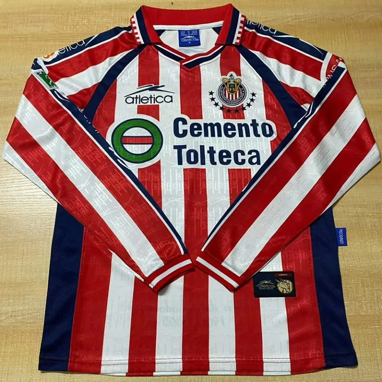 1999-2000 Chivas - Camiseta RETRO - Titular - Manga larga