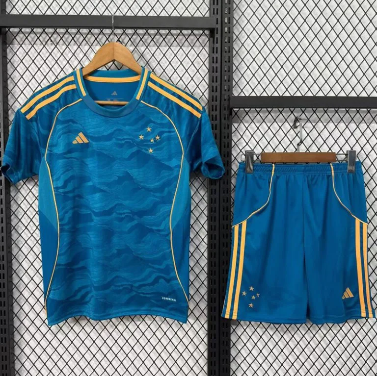25-26 Cruzeiro - Camiseta Infantil - Tercera
