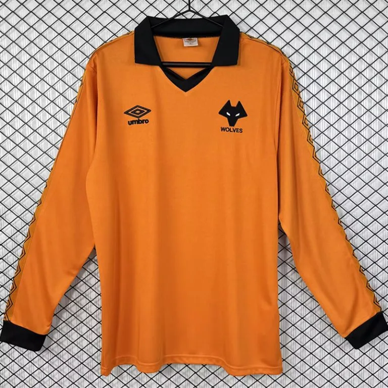 1980-1981 Wolves - Camiseta RETRO - Titular - Manga larga