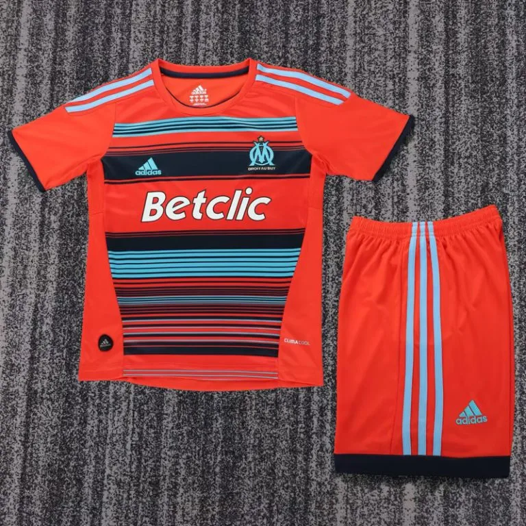 2011-2012 Marseille - Camiseta Infantil RETRO - Suplente