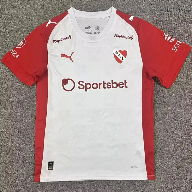 25-26 CA Independiente - Camiseta Versión Hincha - Blanco y Rojo