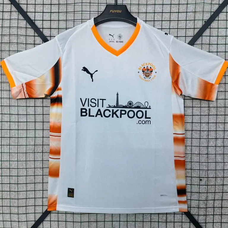25-26 Blackpool FC - Camiseta Versión Hincha - Suplente
