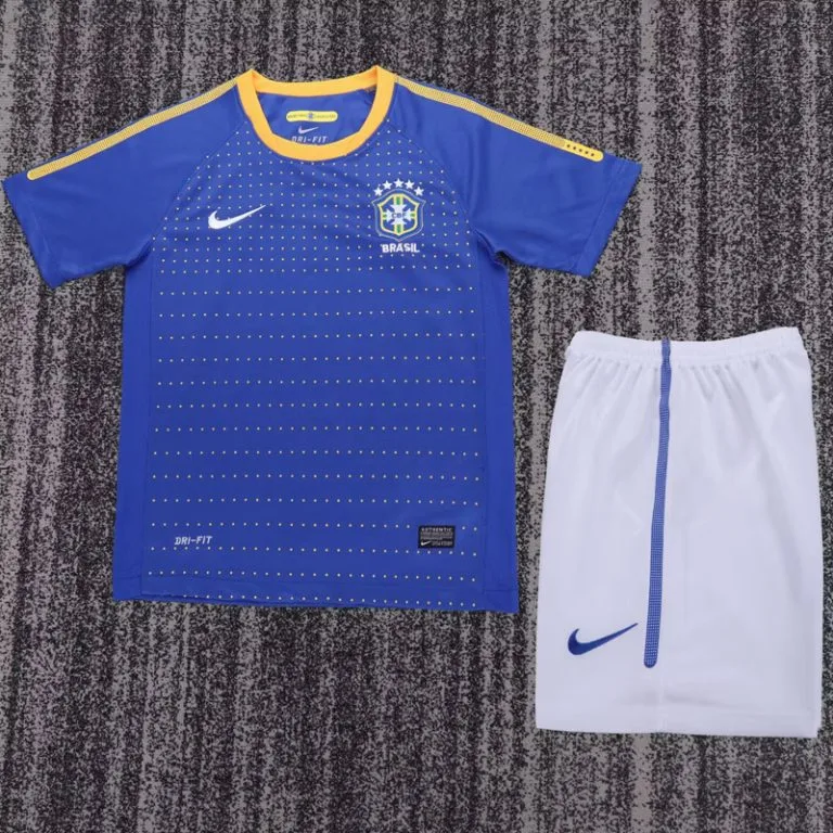 2010 Brasil - Camiseta Infantil RETRO - Suplente