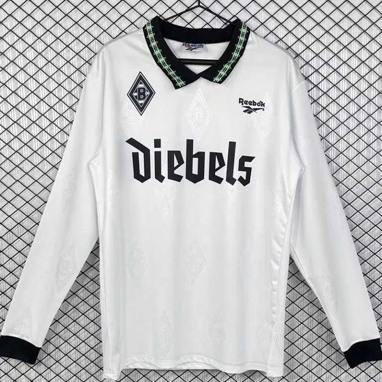 1995-1996 Mönchengladbach - Camiseta RETRO - Titular - Manga larga
