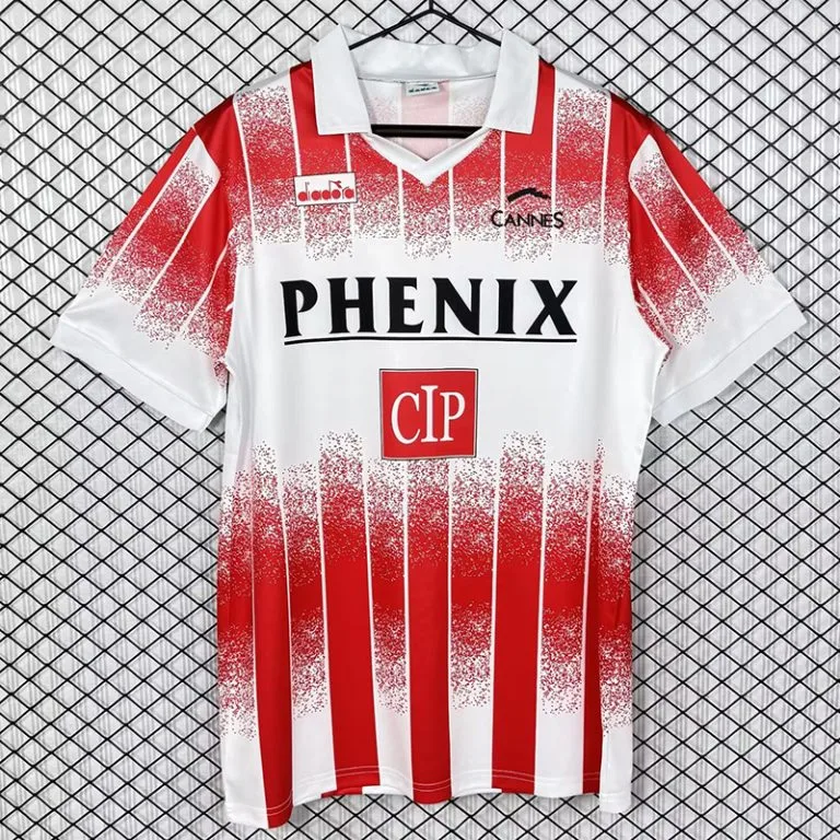 1991-1992 Cannes FC - Camiseta RETRO - Titular