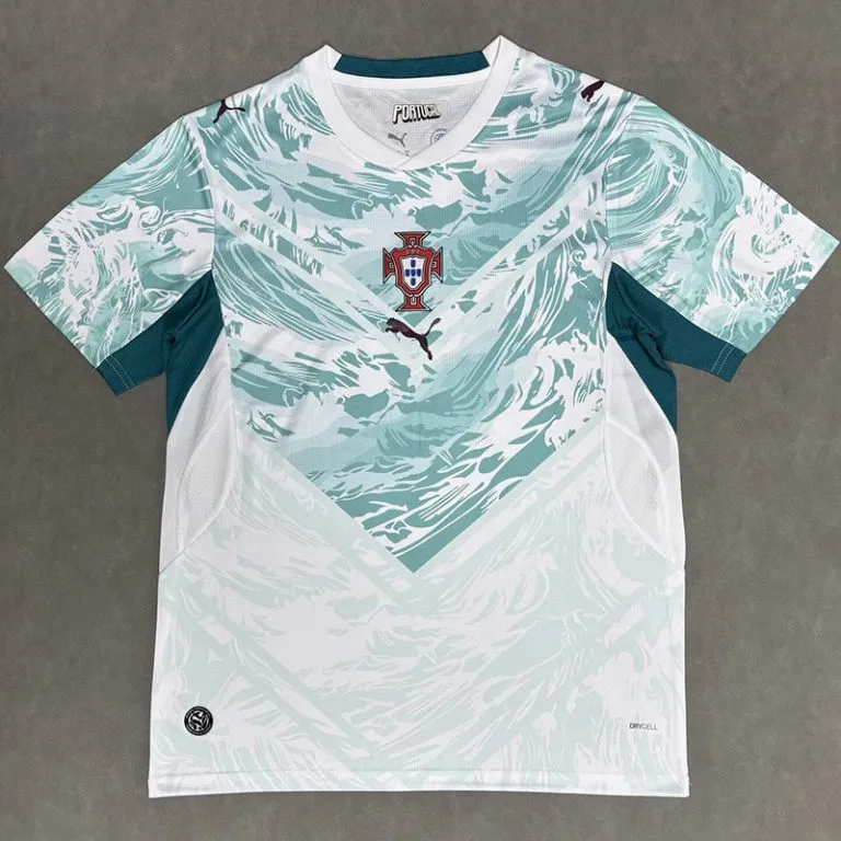26-27 Portugal - Camiseta Versión Hincha - Blanco y Azul