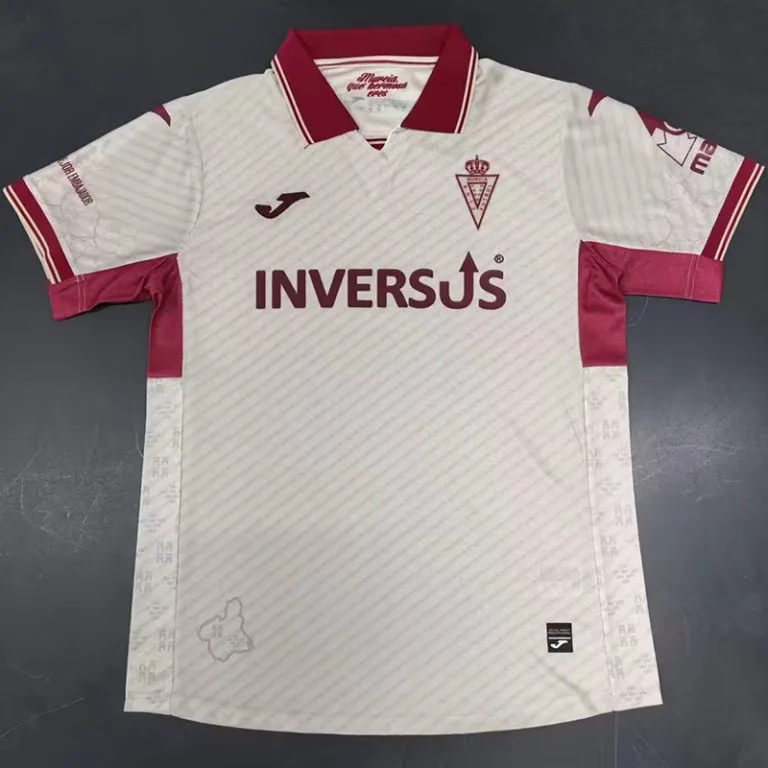 25-26 Real Murcia - Camiseta Versión Hincha - Suplente