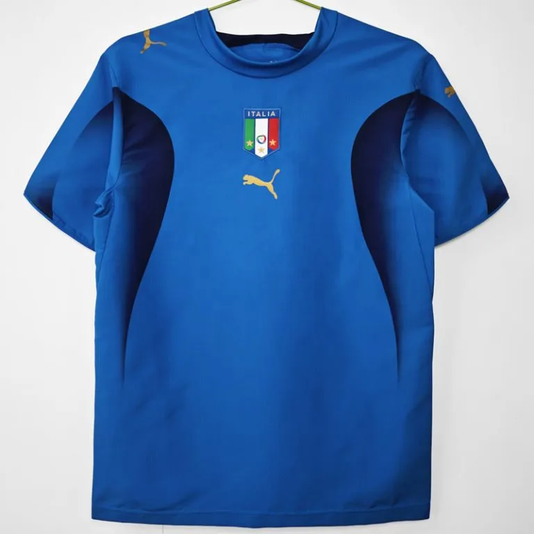2006 Italia - Camiseta RETRO - Titular - Azul