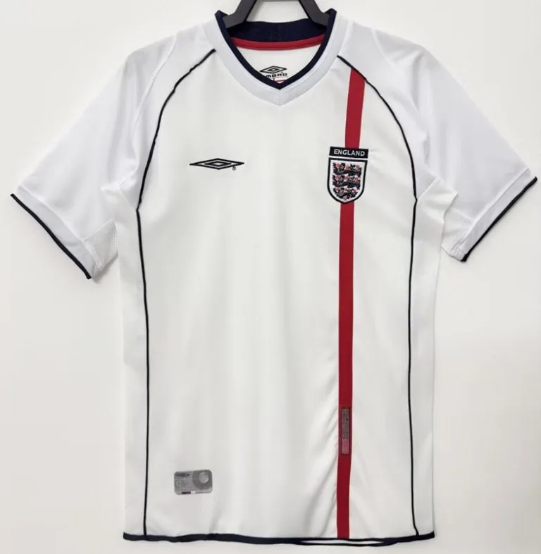 2002 Inglaterra - Camiseta RETRO - Titular - Blanco