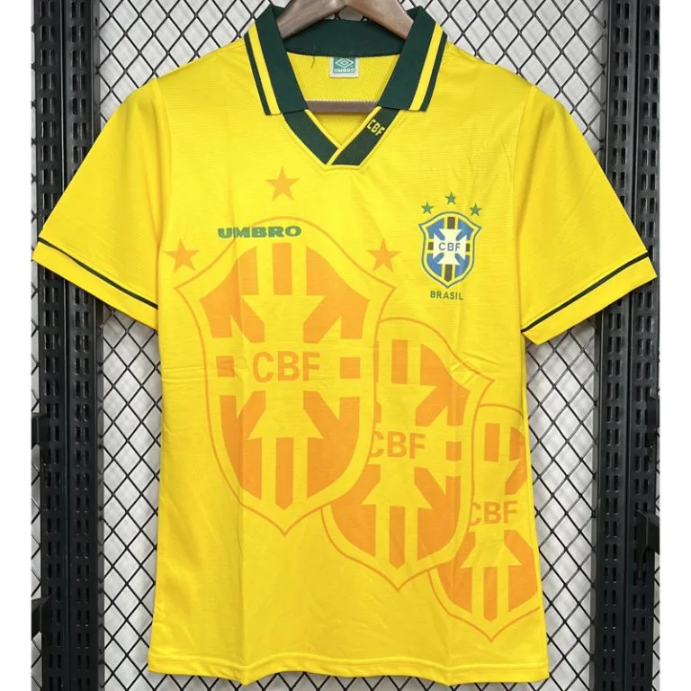 1993-1994 Brasil - Camiseta RETRO - Titular - Amarillo