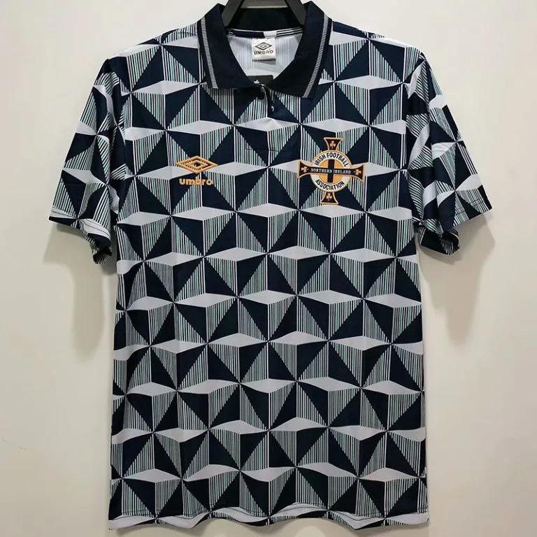 1990-1992 Irlanda del Norte - Camiseta RETRO - Suplente
