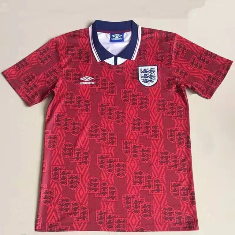 1994 Inglaterra - Camiseta RETRO - Suplente - Rojo