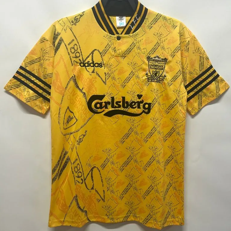 1994-1996 LIV - Camiseta RETRO - Suplente - Amarillo