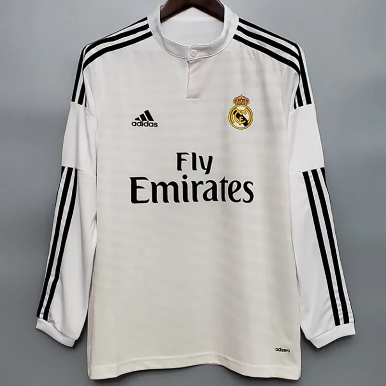 2014-2015 RMA - Camiseta RETRO - Titular - Manga larga